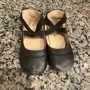 Black Bow Back Ballet Flats